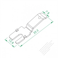 WS-113-1 Neutral/ Live Terminal Front Plate