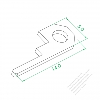 WS-083-S-2 Neutral/ Live Vertical Plate