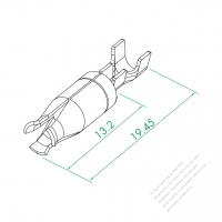 WS-083 O 3.2 Tube Type Terminal