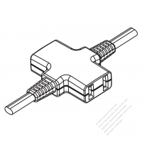 Taiwan AC Connector 2-Pin Multi-Outlet Connectors 3A-7A 125V, 7A-10A 125V, 10A-15A 125V