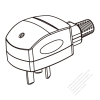 China Smart Control 3-Pin AC Plug, Light and Dark Control , 10A, 250V