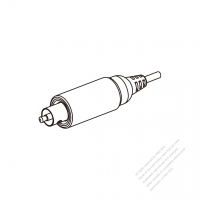 DC Straight One-Pin Plug (Ø9.2x7.0 & Ø3.5x14)