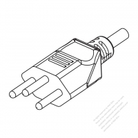 Switzerland 3-Pin AC Plug, 10A 250V