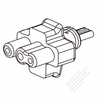 DELL Connector3-Pin 10A/13A 125/250V