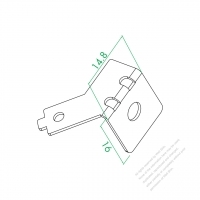 WS-176-B Neutral Wire Connect Plate