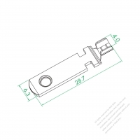 WS-001 18# Single Plug Pin