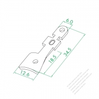 WS-214 (5A,125V ) E Ground Terminal