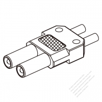 25A, 2-Pin Plug Connector