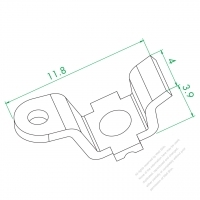 WS-035-3B See-Saw Type Plate Terminal