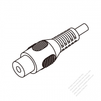 DC Straight One-Pin Connector