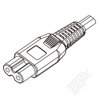 IEC 320 C7 Connectors 2-Pin Straight 10A (7A)/13A 125/250V