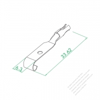 WS-068E Left Tube Terminal