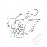 WS-303 (6-20R ) Ground Terminal