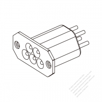 25A, 5-Pin Inlet