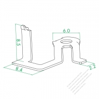 WS-069E-1 Left Ring Terminal