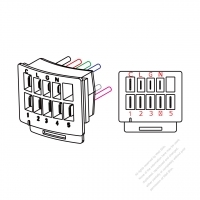 EM Series, Straight 10-Pin Plug