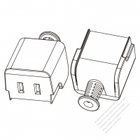 Japan AC Connector 2-Pin 7A-12A 125V