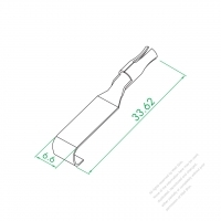 WS-069E Right Tube Terminal