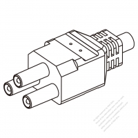 25A, 3-Pin Plug Connector