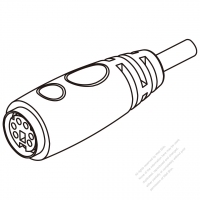 DC Straight Seven-Pin Connector