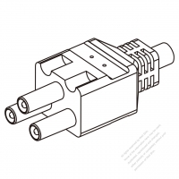 25A, 3-Pin Plug Connector
