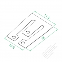 WS-035-4 Metal Contact Plate