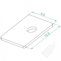 WS-227-15 Square Conducting Plate