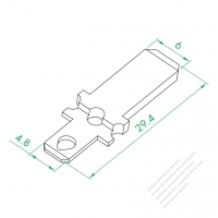 WS-044-7 2*6 Terminal (250# )