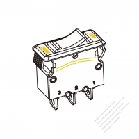 Appliance Rocker Switch (with reset)