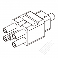 45A, 5-Pin Plug Connector