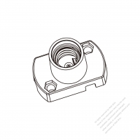 Light Socket, Incandescent/ LED Bulb (Socket OD 16.6mm)