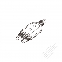 AC Power Cord Strain Relief Unit (SR)  1 to 2, VCTFK 2x2.0mmsq