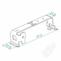 WS-043-2-2 Ground Wire Connect Plate ( None Lug )