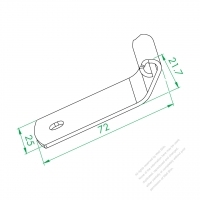 WS-121-E Upper Cap Connect Plate