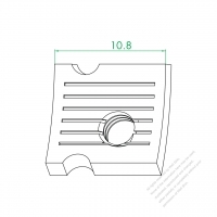 WS-122-1 Wire Clip Plate