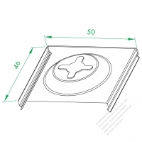 WS-280 Serial Wall Fasten Iron Plate