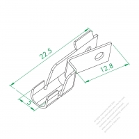 WS-005-N Rivet Wire Terminal