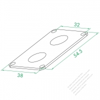 WS-346-7 Aluminum Alloy Left Cap