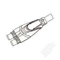 AC Power Cord Strain Relief Unit (SR)  1 to 2, 6AWG*3C,4C, 10AWG * 3C