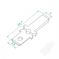 WS-044-7 2*5 Terminal (187# )