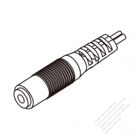 DC Straight One-Pin Connector