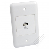 Taiwan/USA Wall Plate USB X 1 Charger (5V 1A)