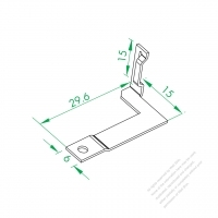 WS-109-22 Single Type Neutral Wire Connect Bracket