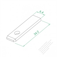 WS-265 Ground Wire Connect Plate