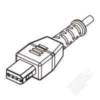 DC Straight Four-Pin Connector