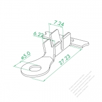 O5.0 Riveting Ring Terminal