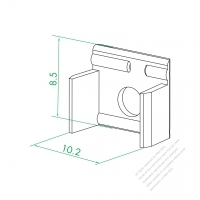 WS-001B10-1 U Type Wire Clip