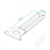 WS-001B-11 Ground Wire PIN