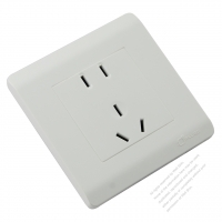 China Wall Plate Receptacle for 2+3-Pin each, 10A