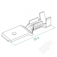 EM-074-M 250 Male Terminal